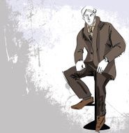 Sketch fashion &amp; handsome business man N6