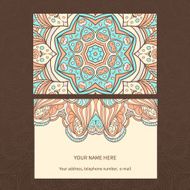 Vector Business Card Template N16