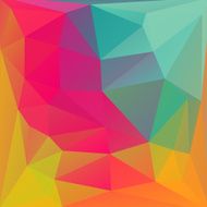 Abstract colorful triangles background N21