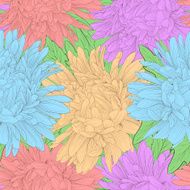 Beautiful seamless background with flowers N10