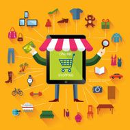 Online shopping and business N2