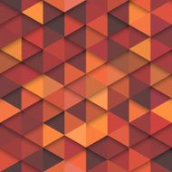 Seamless Vector Orange Fashion Pattern