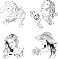 Sketch of Girls N2