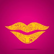 creative lips design