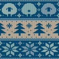 Scandinavian seamless knitted pattern N5