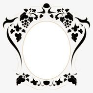 Vintage frame in retro style vector illustration N15