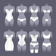 Fashion lingerie set of various female underwear N2