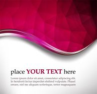Background with waves and polygons N9