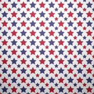 Patriotic red white and blue geometric seamless pattern N2
