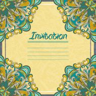 Abstract decoration vintage background N4