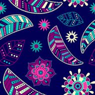 Vector seamless floral pattern N255