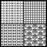 Collection Of Damask Patterns