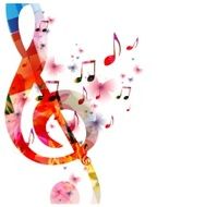 Colorful music background N5