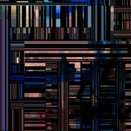 abstract colorful stripe pattern with black background N2