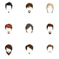 Man hair style set N3