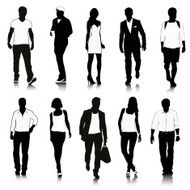 collection of people silhouettes N7