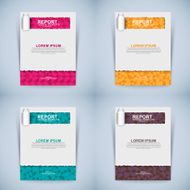 Abstract vector modern flyer N4