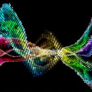 Abstract futuristic background illustration
