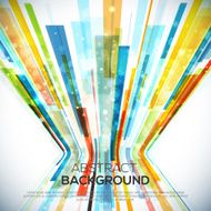 3D Perspective Abstract bright colorful background with lights and lines