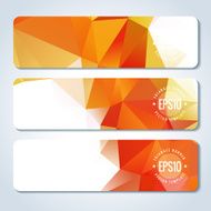 Abstract vector header banners N156