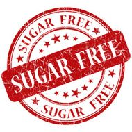 Sugar Free red stamp