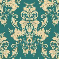 Vector Damask seamless pattern N3