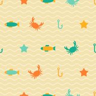 Seamless patterns of marine symbols N2