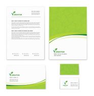 Eco green leaf logo template N6