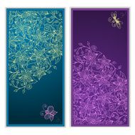 Abstract hand drawn pattern cards N2