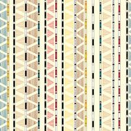 Ethnic geometric tribal seamless background