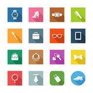Flat Icons - Accessories