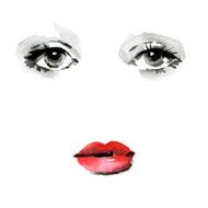watercolor glamour fashion beauty woman face