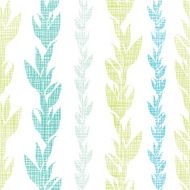 Blue green seaweed vines seamless pattern background