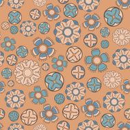 Cute floral seamless pattern background N39