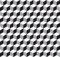 Seamless Geometric Cube Texture Pattern Background N2
