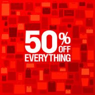 sale background off 50 percent