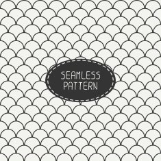 Vector seamless retro vintage geometric hipster line pattern N10