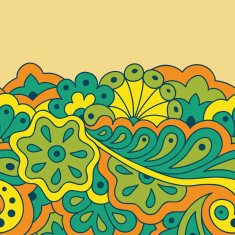 Decorative seamless border N7