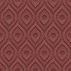 Marsala color vector seamless pattern with 3D effect N47