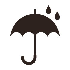Umbrella with Rain Drops N3
