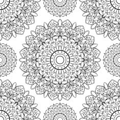 Folk ornament for wallpaper