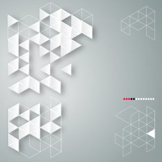 Vector abstract geometric background with triangle N35