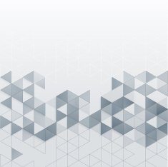 Abstract color triangles poster N15