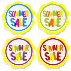 Summer Sale Badges