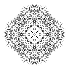 Vector Beautiful Deco Mandala N23