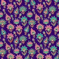 Seamless floral vector pattern in turkish style N4
