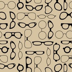 Seamless pattern with glasses N10