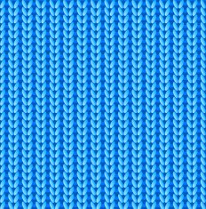 Blue knitted vector seamless pattern N3