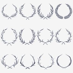 Floral Wreath Ornaments