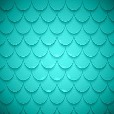 Pattern of semicircles in squama style N3